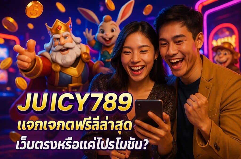 JUICY789 แจกเครดิตฟรีล่าสุด เว็บตรงหรือแค่โปรโมชัน