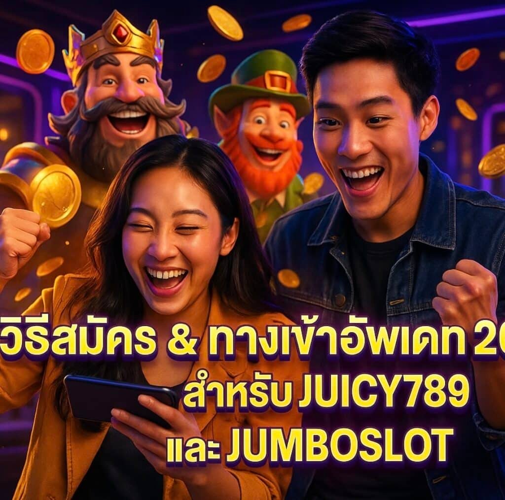 วิธีสมัคร & ทางเข้าอัพเดท 2025 สำหรับ JUICY789 และ JUMBOSLOT